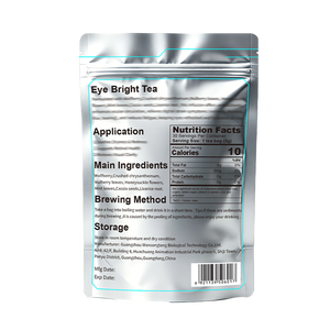 Thé aux herbes pour les yeux éclatants : Goji, chrysanthème broyé, feuilles de mûrier, fleurs de chèvrefeuille – Saveur florale légère - Product Image 2