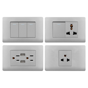 USA tiêu chuẩn treo tường ánh sáng hẹn giờ Dimmer chuyển đổi tấm phẳng tấm Tường tấm bìa 1/2 1/3 có thể thay thế tường chuyển đổi và ổ cắm - Product Image 4