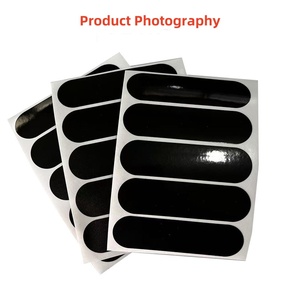 Ruban de sécurité réfléchissant noir super visible, autocollants décoratifs universels, étiquettes pour dissimuler les rayures sur les casques et carrosseries de voitures et de motos - Product Image 2