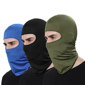 Tactical Camouflage Face Mask Einloch-Sturmhaube für Sonnenschutz Reiten Motorrad Radfahren Sturmhaube Hüte