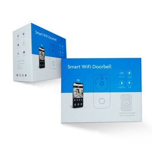 Por hd 1080p casa campana de puerta inalámbrico cámara con timbre baterías tuya anillo inteligente wifi video timbre - Product Image 6