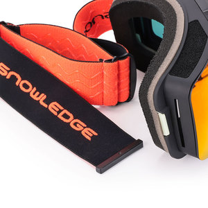 HUBO بالجملة نظارات تزلج مخصصة بعدسات حمراء نظارات ثلجية آمنة مضادة للضباب أحدث نظارات تزلج - Product Image 4