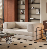 Vakuum-Kompressions-Luxus-Klappsofa, Bewegliches Abnehmbares Multifunktionales Zweisitzer-Modulsofa-Bett für Wohnzimmer und Schlafzimmer
