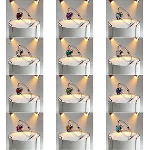 <span class=keywords><strong>Anillo</strong></span> de Plata de Ley 925 con Piedra de Corazón de Luciérnaga Roja Luminosa, Copo de Nieve y Margarita, Anillos de Moda para Boda, Joyería Fina para <span class=keywords><strong>Mujer</strong></span>, para Mamá - Product Image 1