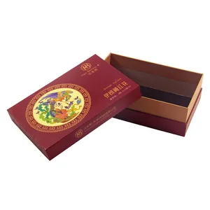 Coperchio per imballaggio regalo in cartone rigido di lusso personalizzato professionale e scatola di carta di Base