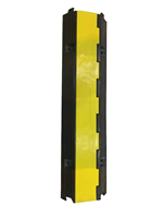 Rampe de protection de câbles en caoutchouc durable à 5 canaux, bosse de circulation avec revêtement supérieur en PVC pour la sécurité