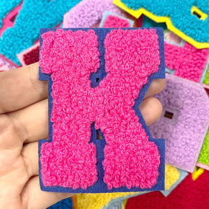 26 petits patchs de broderie alphabet chenille anglais colorés <span class=keywords><strong>sur</strong></span> lettres - Product Image 6