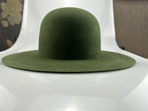 Chapeaux Fedora en laine 100% australienne à large bord faits à la main sur mesure en gros, couronne ouverte bloquée - Product Image 6