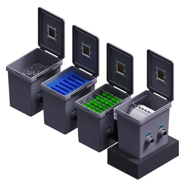 complete koi fish box filter system Medium Advanced Canister Layer with Submersible Pump – For What filtration system is best