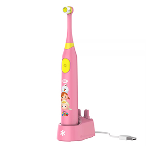 2026 Wholesale OEM Swing <b>Electric</b> Toothbrush IPX7 <b>Waterproof</b> Rechargeable Kids Toothbrush With Charging Dock - Product Image 6