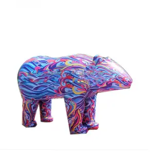 광고 팽창식 걷는 동물 모형 팽창식 다채로운 곰