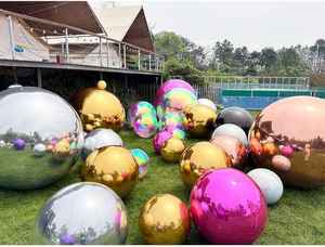 Evento Fiesta Escenario Decoración Anuncio Inflable Espejo Bola Inflable Espejo <span class=keywords><strong>Globo</strong></span> Cloruro de polivinilo Espejo <span class=keywords><strong>Globo</strong></span> - Product Image 3