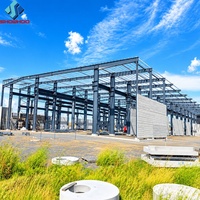 Nave Industrial Prefabricada de Acero, Fácil de Montar, de Alta Calidad, Resistente a la Intemperie, para Almacenamiento, Garaje o Fábrica