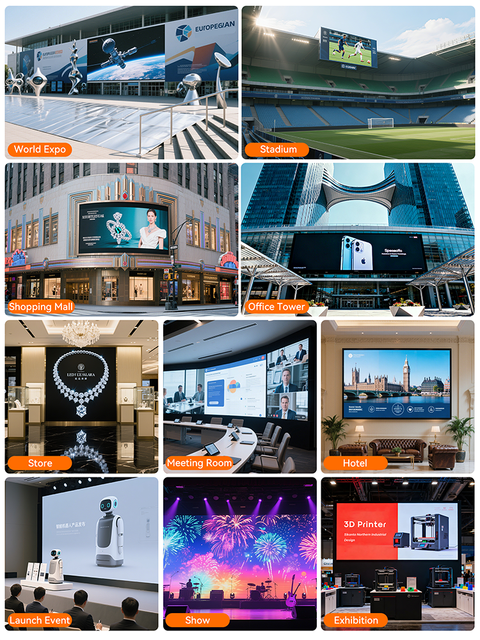 Indoor LED Display  P2.9 P2.6 P3.9 P1.9 500*500 500*1000 Rental Led Display IP65 Waterproof Led Video Wall Panel Screen Outdoor