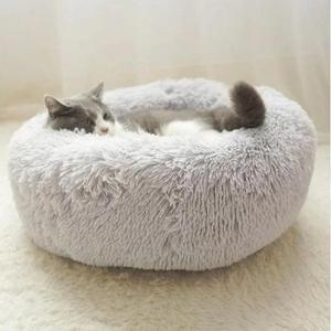 Cama Redonda XL Jumbo de 120 cm para Mascotas, Impermeable, Suave, para Interiores, Estilo Clásico, de Piel Sintética, para Perros y Gatos - Product Image 3
