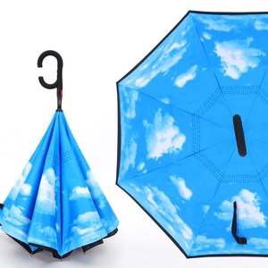 <span class=keywords><strong>Parapluie</strong></span> de golf mini double couche Oxford moderne et minimaliste, le plus vendu, haute qualité, 8 baleines, ouverture inversée, commande manuelle, pour affaires - Product Image 5