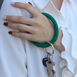 Braccialetto <span class=keywords><strong>Portachiavi</strong></span> in Pelle PU alla Moda per Donne, Vendita Calda negli USA e nel Regno Unito - Product Image 3