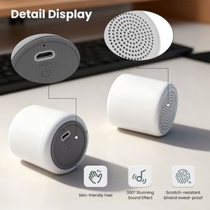 Custom Logo Screen Printing <b>Mini</b> <b>Bluetooth</b> Wireless TWS Portable <b>Speaker</b> for Hiking Running Car Outdoor Travel Gifts - Product Image 2