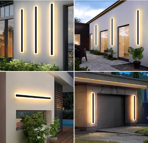 Lámpara de Pared Interior y Exterior Regulable de 100 cm, Lámparas de Pared LED Impermeables IP65 para Exteriores, para Jardín, Balcón, Villa - Product Image 5