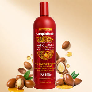 Tratamiento Acondicionador Intensivo con Aceite de Argán Creme of Nature para Reparación de Cabello Natural Grueso, Rizado y Abultado - Product Image 1