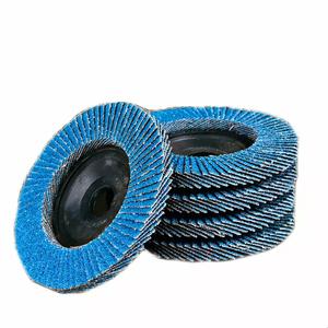 Produit neuf, <span class=keywords><strong>disque</strong></span> de meulage à ailettes bleu de <span class=keywords><strong>125</strong></span> mm de diamètre pour les meuleuses et les meuleuses d'angle - Product Image 1