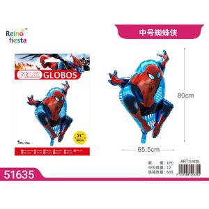 Ballon Lettre Héros Araignée Moyen 80x655cm pour la remise des diplômes de la fête des mères et les fêtes et événements du Nouvel An chinois - Product Image 1