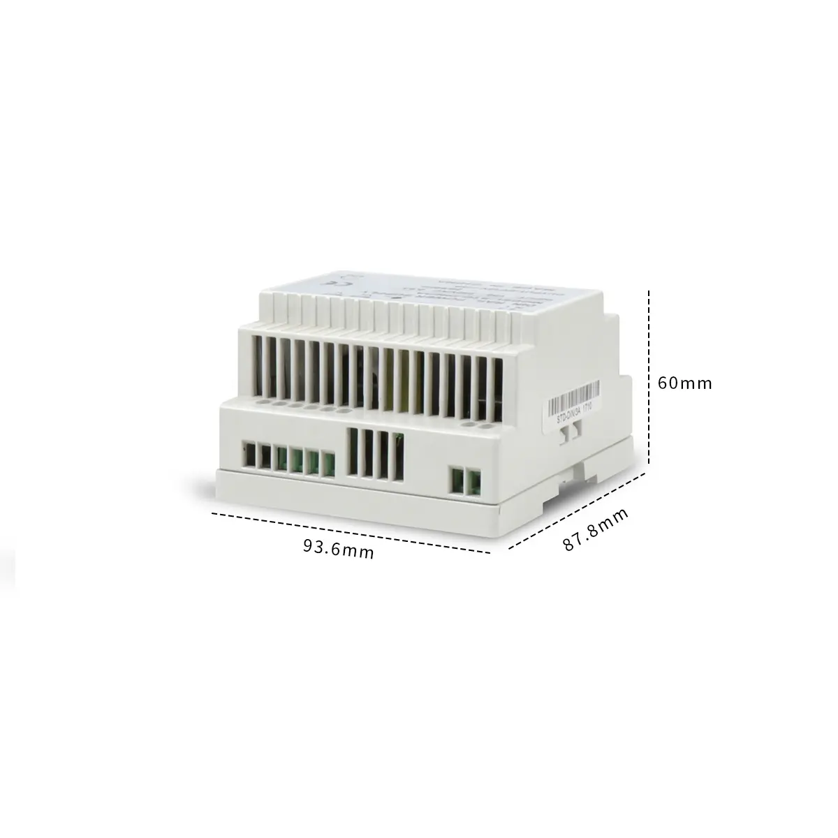 Venta caliente 12V, 34V 3A 5A 1.5A 2.5A carril Din UPS de 12V 12V de alimentación carril Din para cámaras de CCTV