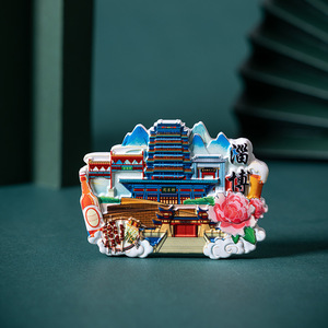 Logo personnalisé de haute qualité Chine Résine Cadeaux promotionnels Souvenir Aimant de réfrigérateur personnalisé Aimant de réfrigérateur 3d - Product Image 1