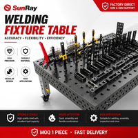 Table de soudage avec trous / Fixation modulaire pour soudage / Table de soudage industrielle / Table de soudage à gabarit / Banc de travail de soudage