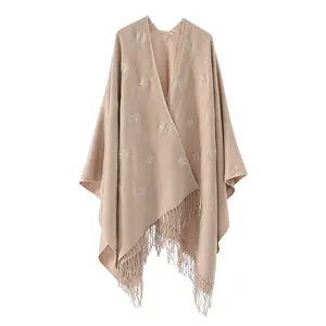 2024 New Designer Fashion Luxury Warm Soft Neck Scarves Shawl Blanket Ladies Winter Scarf for Women