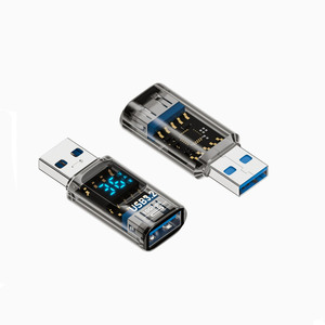 Adaptateur d'affichage numérique USB 3.2 10 Gbps, convertisseur de données et de charge rapide USB mâle vers femelle 60 W, adaptateur C pour PC portable - Product Image 4