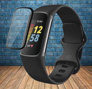 3D Đầy Đủ Bìa PMMA Chất Liệu Đầy Đủ Bìa Cong Bảo Vệ Màn Hình Cho Fitbit Phí 5 4 3 Truyền Hứng Cho 2 3 Bảo Vệ Màn Hình - Product Image 5