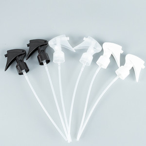 Pulverizador de bomba de plástico 24/410 PP Gatillo a prueba de fugas Niebla fina para botellas cosméticas Disponible en blanco Negro Natural - Product Image 3