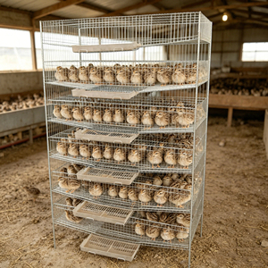 Cages à oiseaux commerciales, cage à cailles, vente en gros HJ-QC400A - Product Image 1