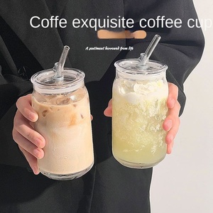 Vaso de Agua Desechable Transparente de Alta Calidad con Aislamiento, Tapa con Pajita, Apto para Microondas y Lavavajillas, Estilo Moderno y Simple - Product Image 4