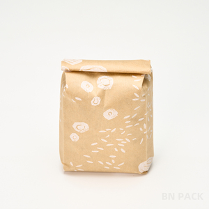 Bolsa de Papel Kraft Reciclable con Base para Café en Grano, Nueces, Té y Aperitivos Naturales - Product Image 5