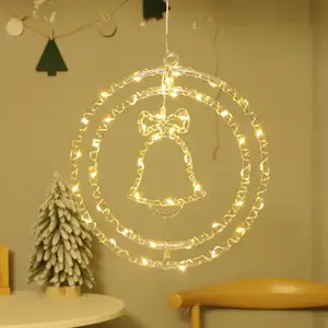 Christmas Lights Outdoor Waterproof Led Lights Decoration Rotatable Fairy Lights For Home Garden Window Decorations