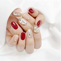 Senboma — presse à ongles complète, pierre de rhinine, cristal