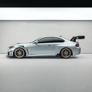 Nouveau kit carrosserie en fibre de carbone pour G87 M2 avec matériel de montage auto-adhésif, style RZ, lèvre avant, diffuseur, spoiler, capot, garde-boue - Product Image 3