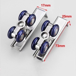 Polea pequeña de puerta corredera de aleación de Zinc moderna para puerta plegable accesorio de pista cocina dormitorio apartamento gimnasio al aire libre RV comedor - Product Image 2