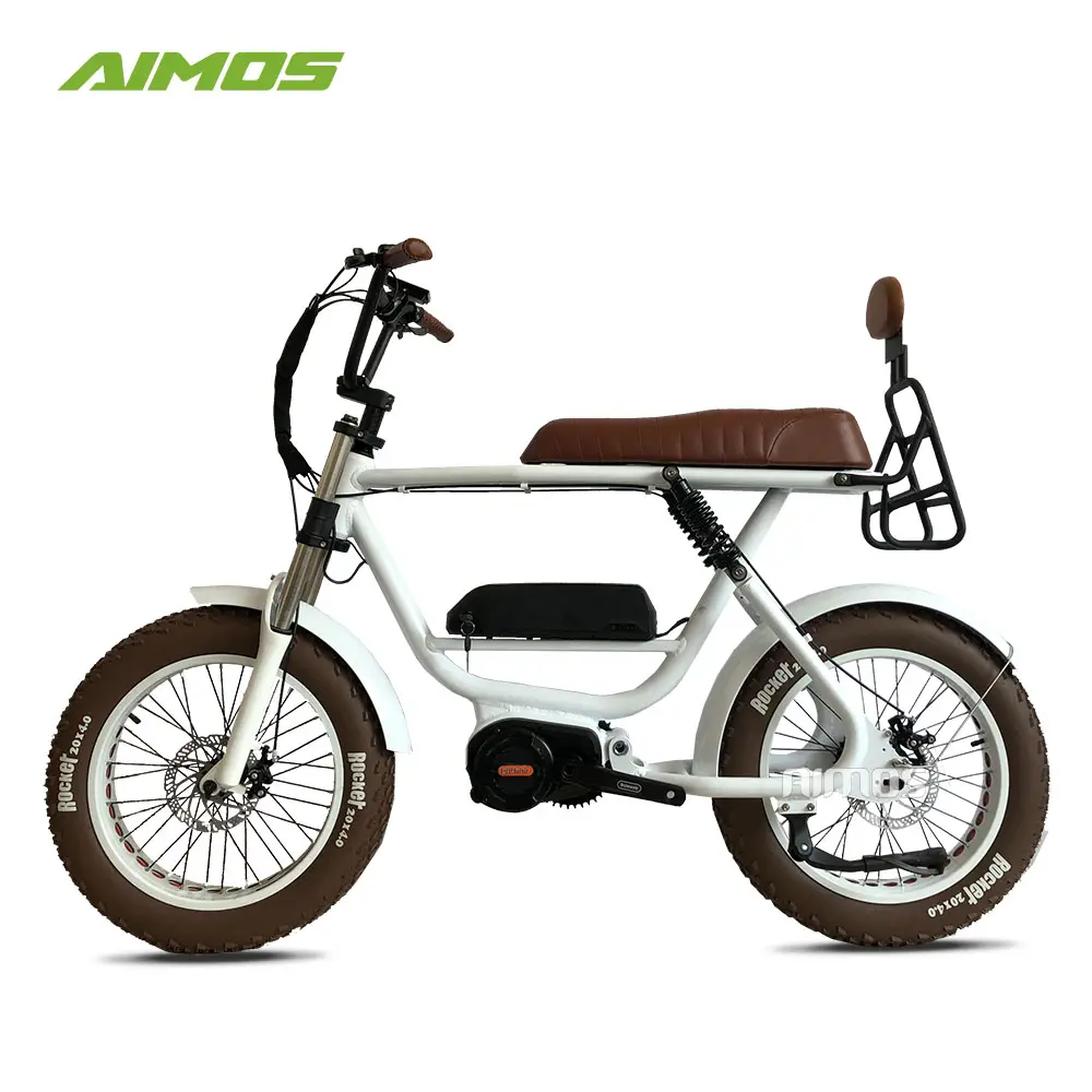 Fat Tire Electric Bike With 1000W Mid Drive Motor Mountain E Bicycle For Wholesale
