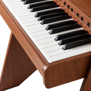 Wooden Piano Electronic Keyboard <b>Educational</b> <b>Toy</b> For Children 4-6 Years Old Girls First Birthday Gift Set - Product Image 1