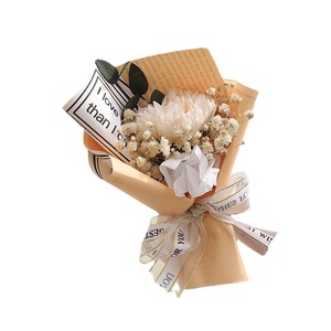 Bouquet <span class=keywords><strong>de</strong></span> mini fleurs séchées en gros : œillets et roses, idéal pour la Saint-Valentin chinoise, Pâques, la remise des diplômes – fait main, imperméable, haute qualité - Product Image 5