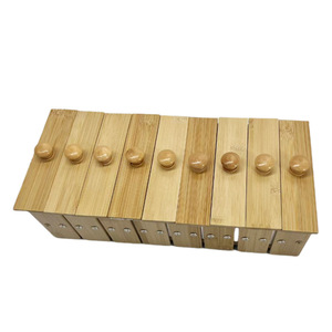 Caja de moxibustión de hueso de dragón de bambú, tamaño pequeño, 38x15,5x9cm, para terapia de meridianos de espalda - Product Image 5