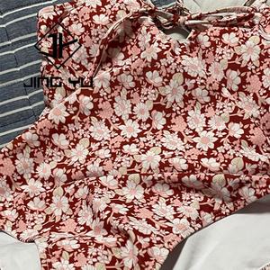 Maillot de bain une pièce personnalisé en polyester, style bikini avec bretelles, motif floral de plage, écologique, du fabricant - Product Image 5