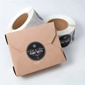 Tùy Chỉnh Không Thấm Nước An Toàn Con Dấu Vòng Biểu Tượng Nhãn Dán Cuộn Ba Chiều Vinyl Nhãn Cho Bao Bì Thực Phẩm Hộp - Product Image 4