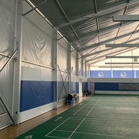 Tissu PVC imperméable pour auvent de pickleball, idéal pour les sites d'entraînement en plein air