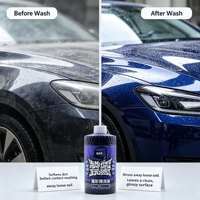 Shampoo liquide moussant pour lavage de voiture au pH neutre, tons bleu, rose, violet DIY, doux pour la peinture d'origine, le PPF, le chrome et le caoutchouc