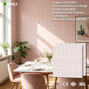 Panel de Pared SPC con Efecto Mármol <span class=keywords><strong>y</strong></span> Sistema de Clic de Fácil Instalación - Product Image 1
