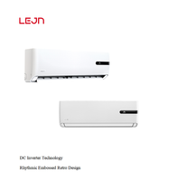 LEJN 9000-12000 BTU AC Frekuensi Variabel Elektrik Terpasang di Dinding Split Dehumidifier COP 3.2-3.6 Hemat Energi R32 Rumah Tangga Hotel